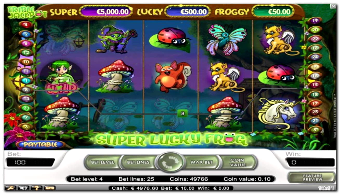 925% Deposit match bonus at Casino Luck