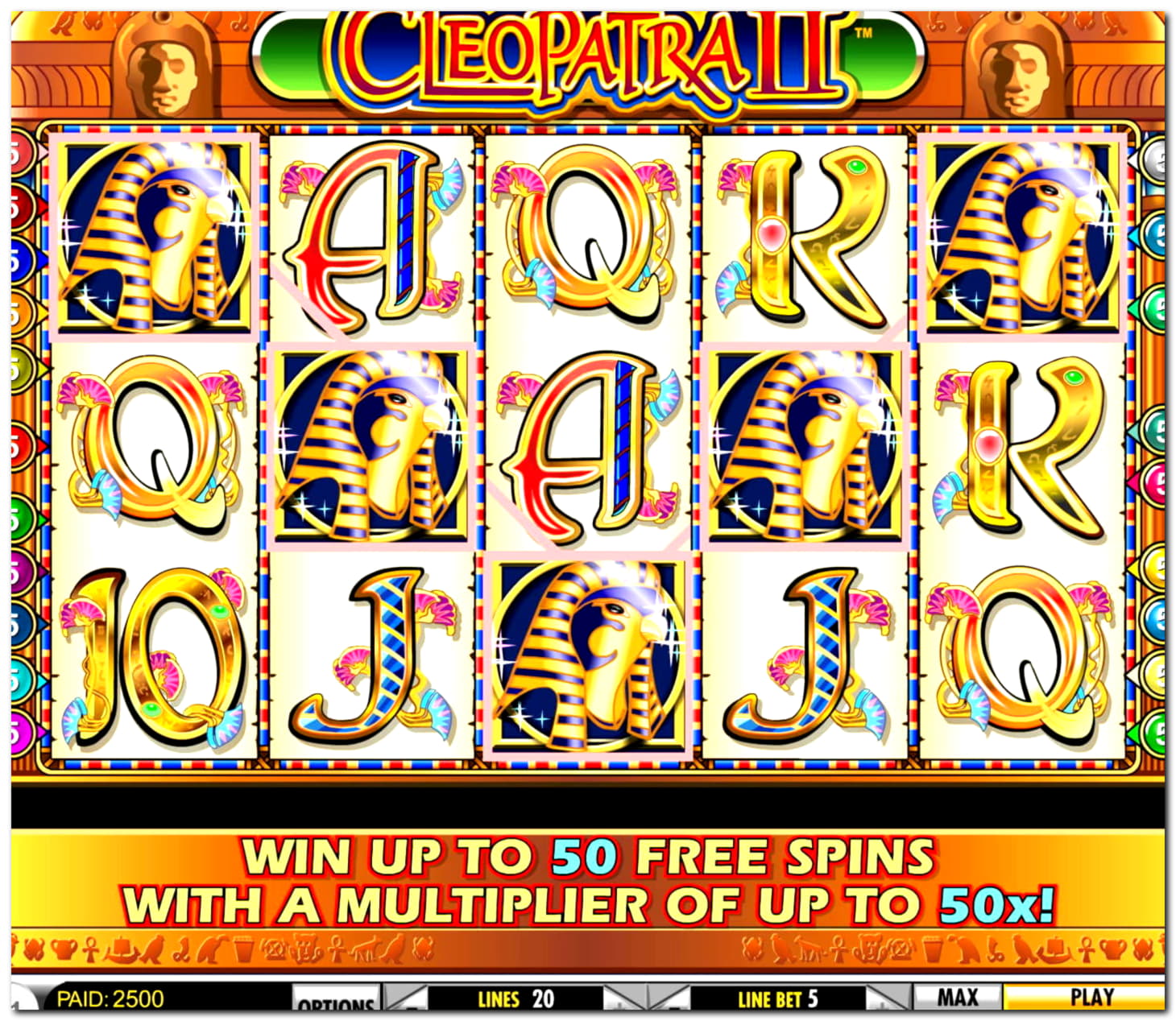 88 FREE Spins at Video Slots Casino