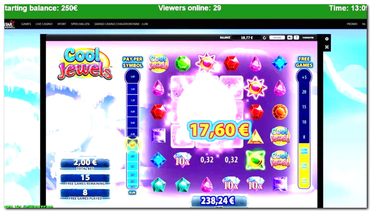 250% Match at a casino at Cherry Casino