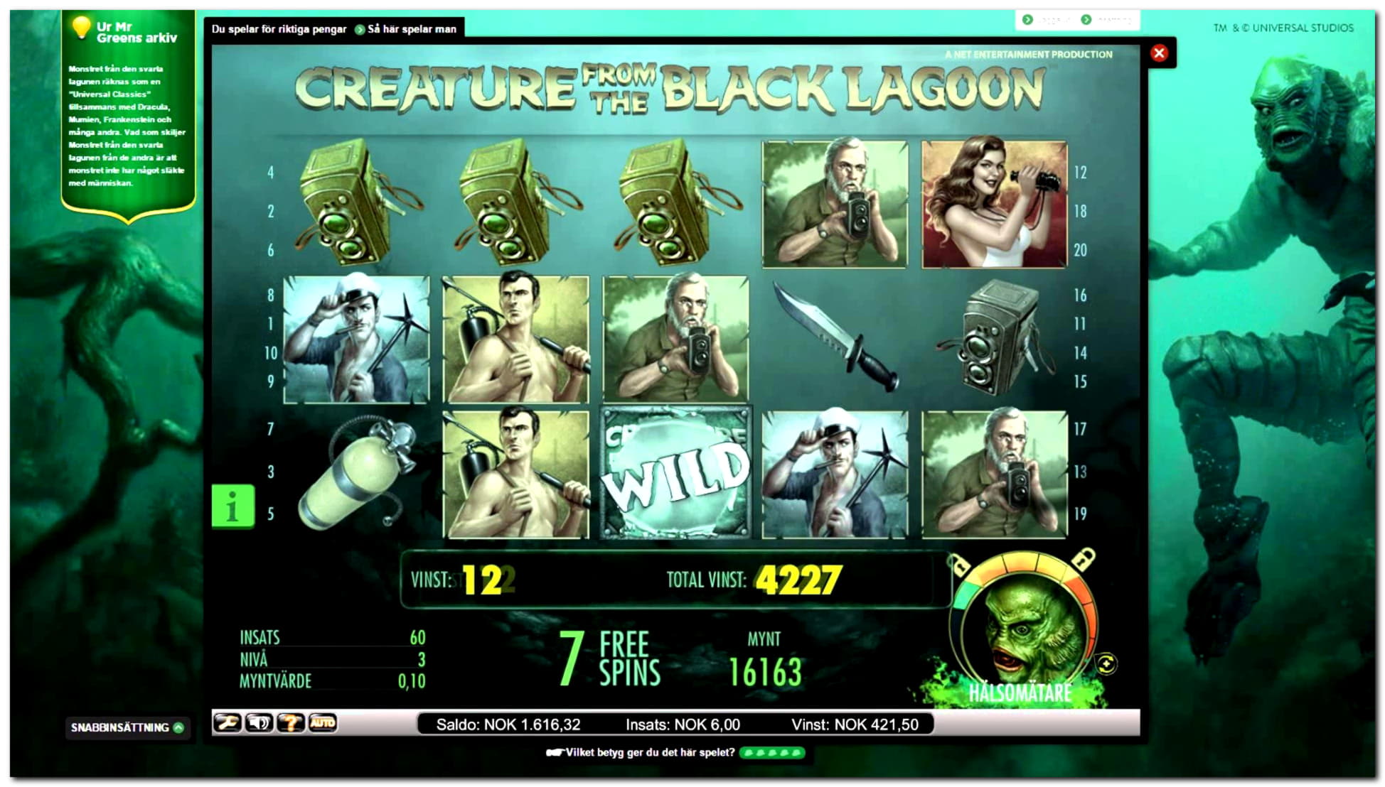 Eur 675 FREE CHIP at Nordi Casino