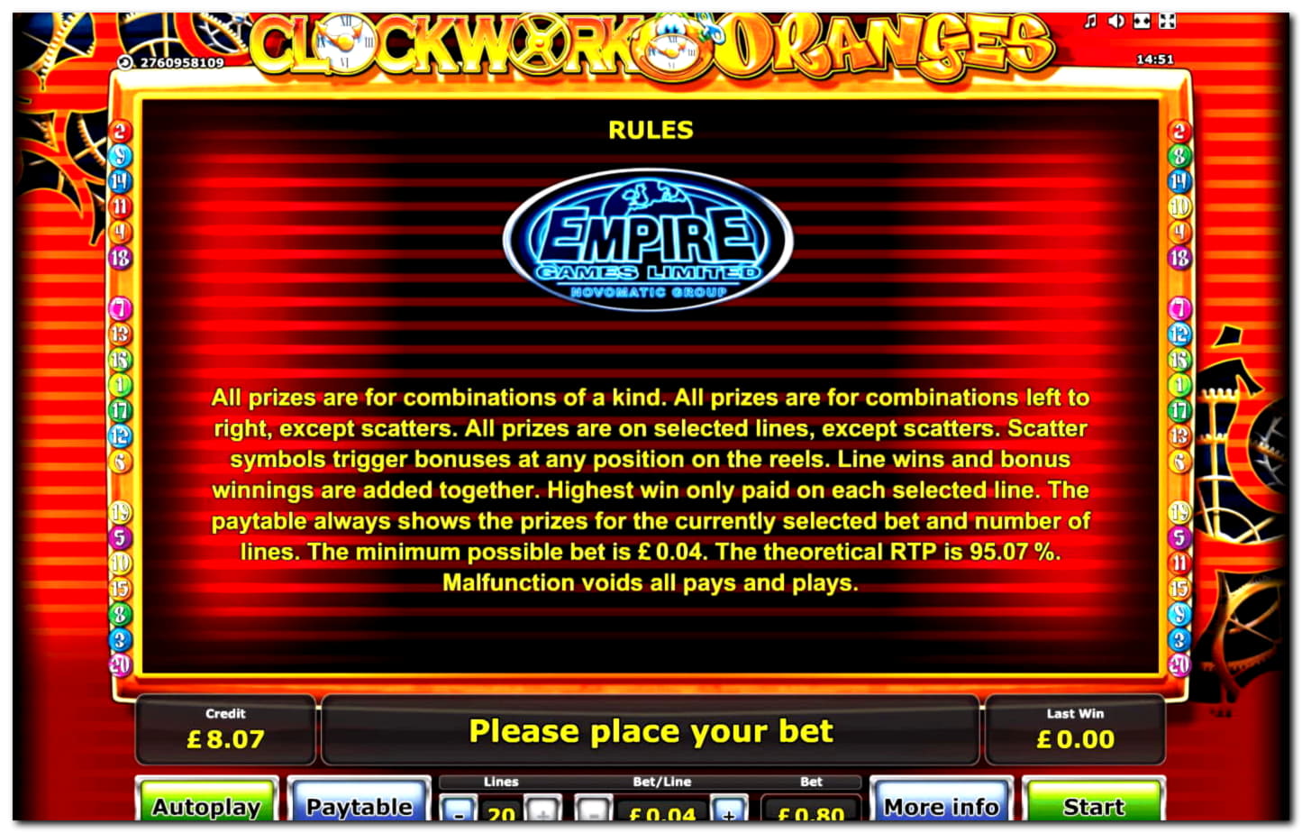 280 Free spins casino at Video Slots Casino