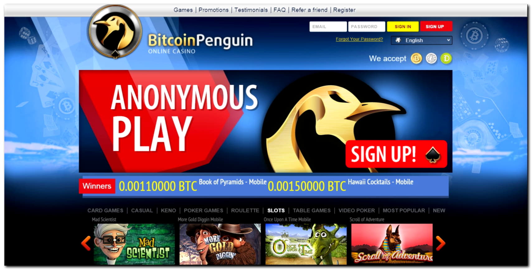 ﻿$260 FREE CHIP at Casino com