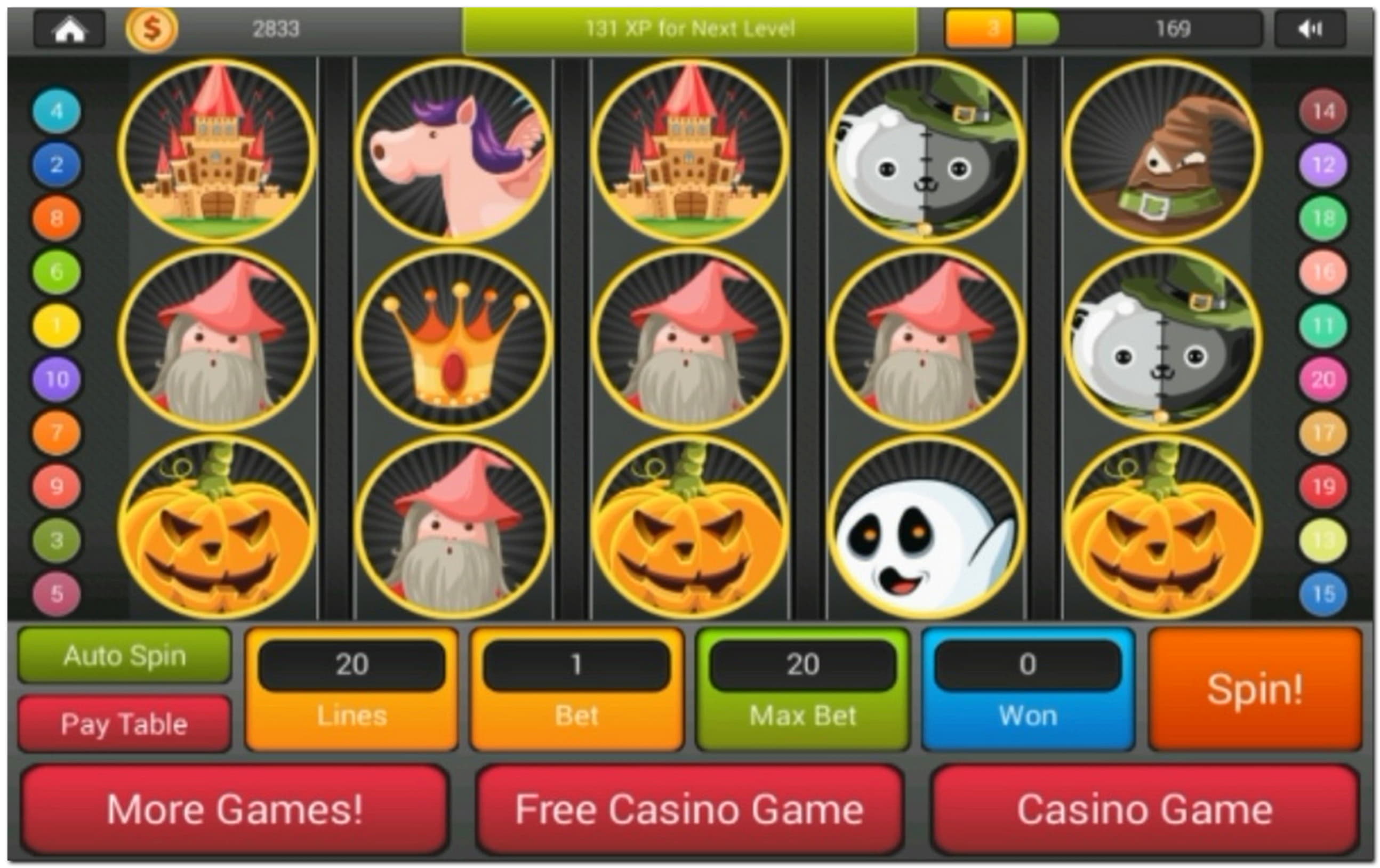 750% Deposit match bonus at Casino Luck