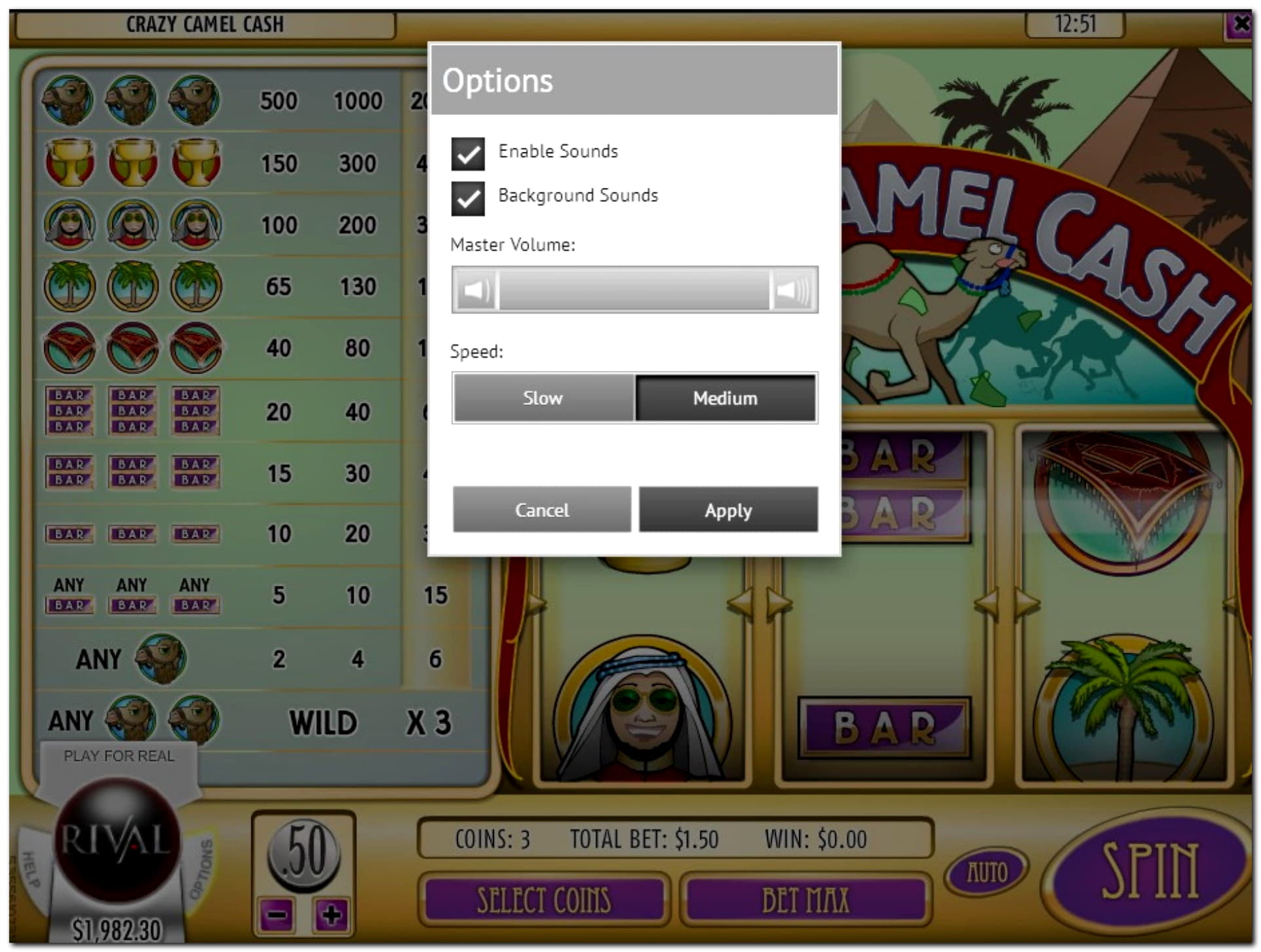 $520 Daily freeroll slot tournament at Wild Slots Casino