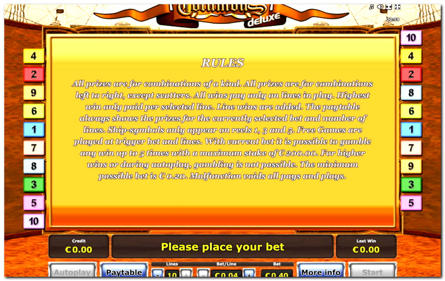 230 FREE SPINS at Casino Luck