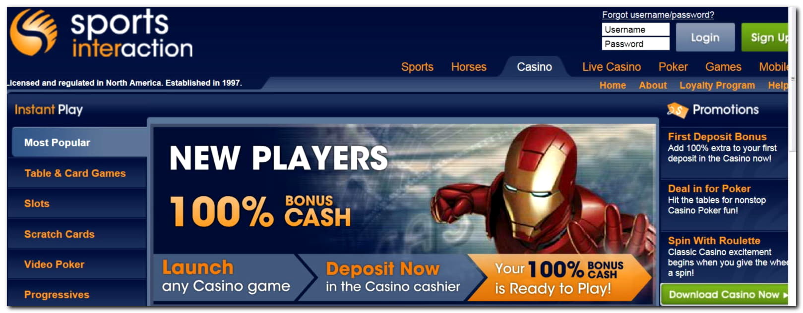 115% Best signup bonus casino at King Billy Casino