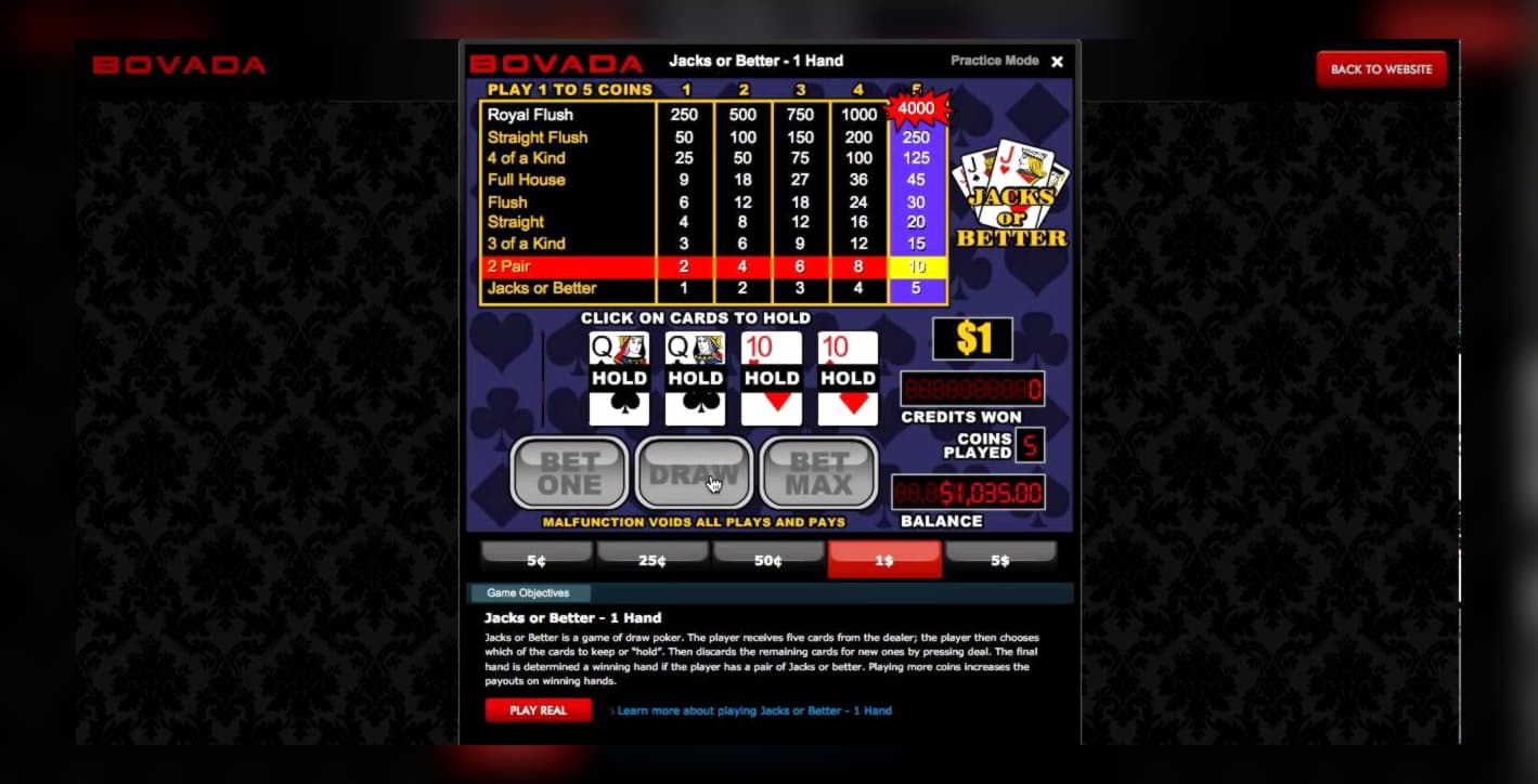 225 Free spins casino at Video Slots Casino