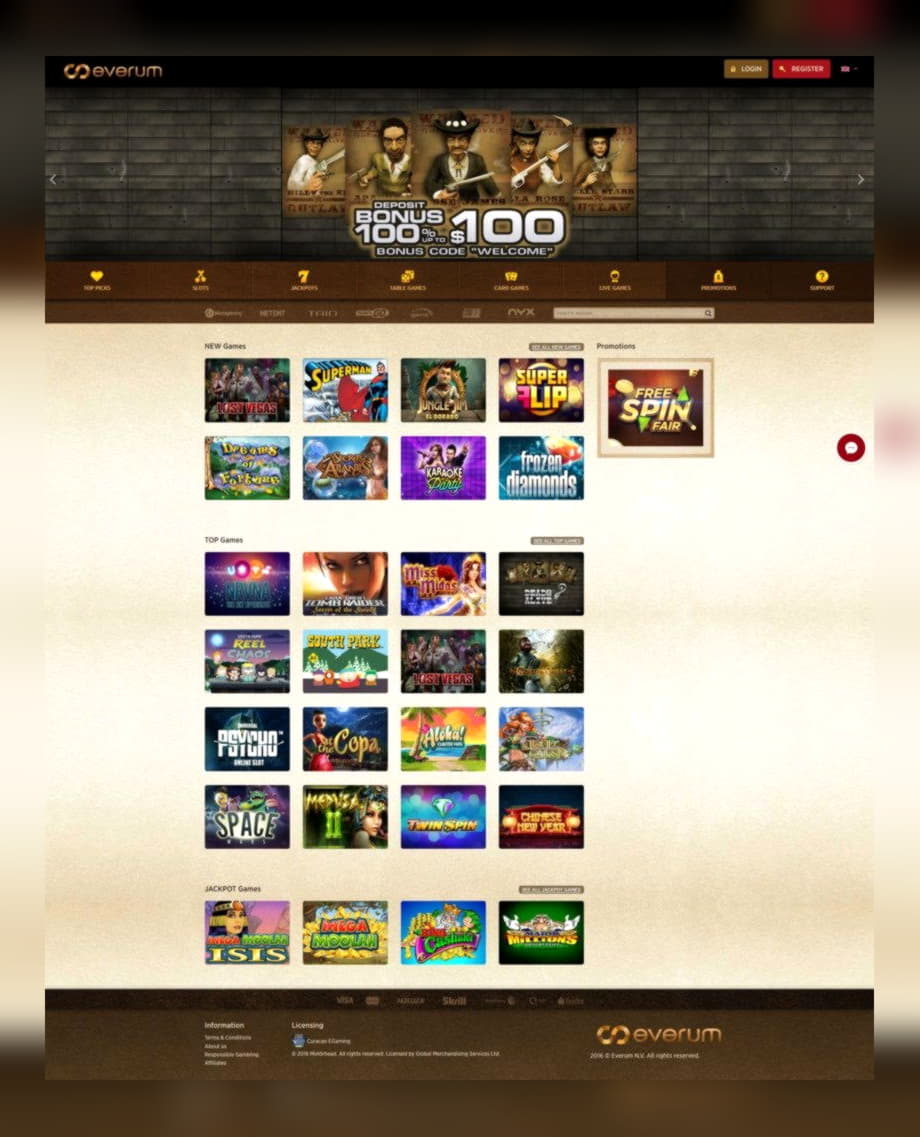 EURO 55 FREE CHIP CASINO at Wild Slots Casino