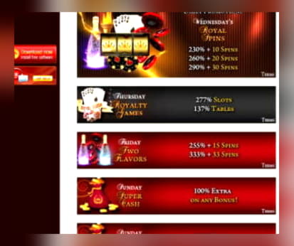 £410 no deposit at Kaboo Casino