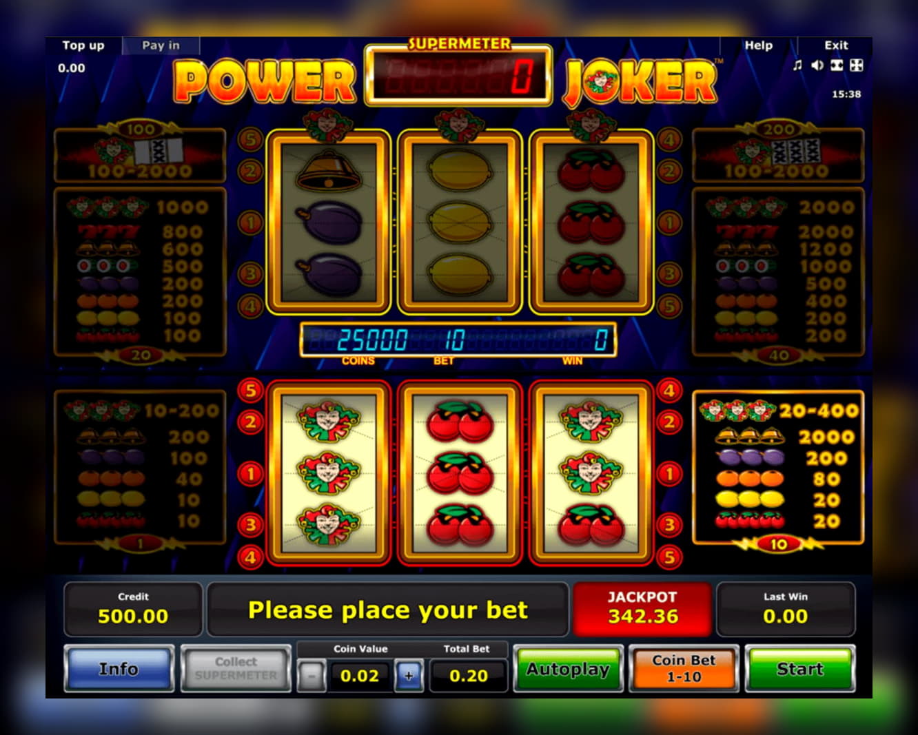 Eur 250 free chip casino at King Billy Casino