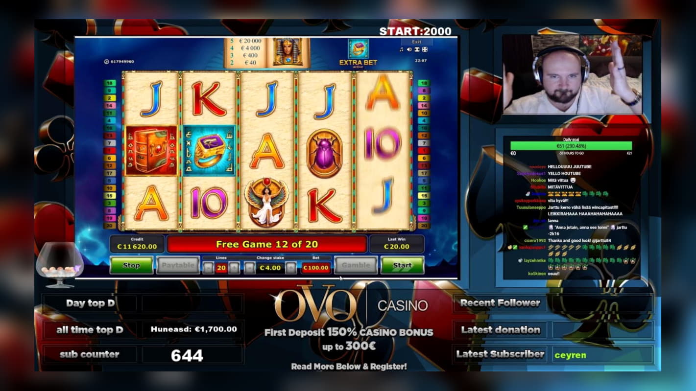 555% Match bonus casino at Kaboo Casino