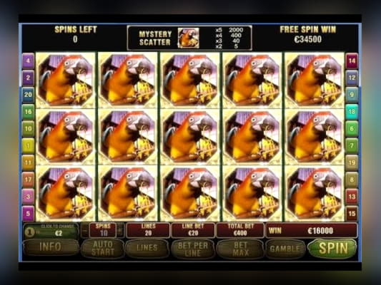 115 Free Spins right now at bWin Casino