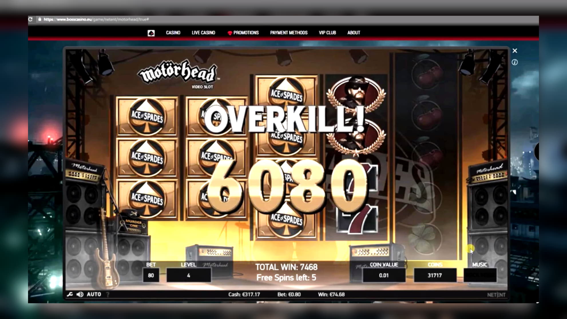 EUR 555 free chip casino at William Hill Casino