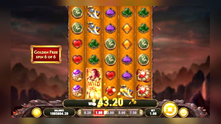 105 free spins at Betway Casino
