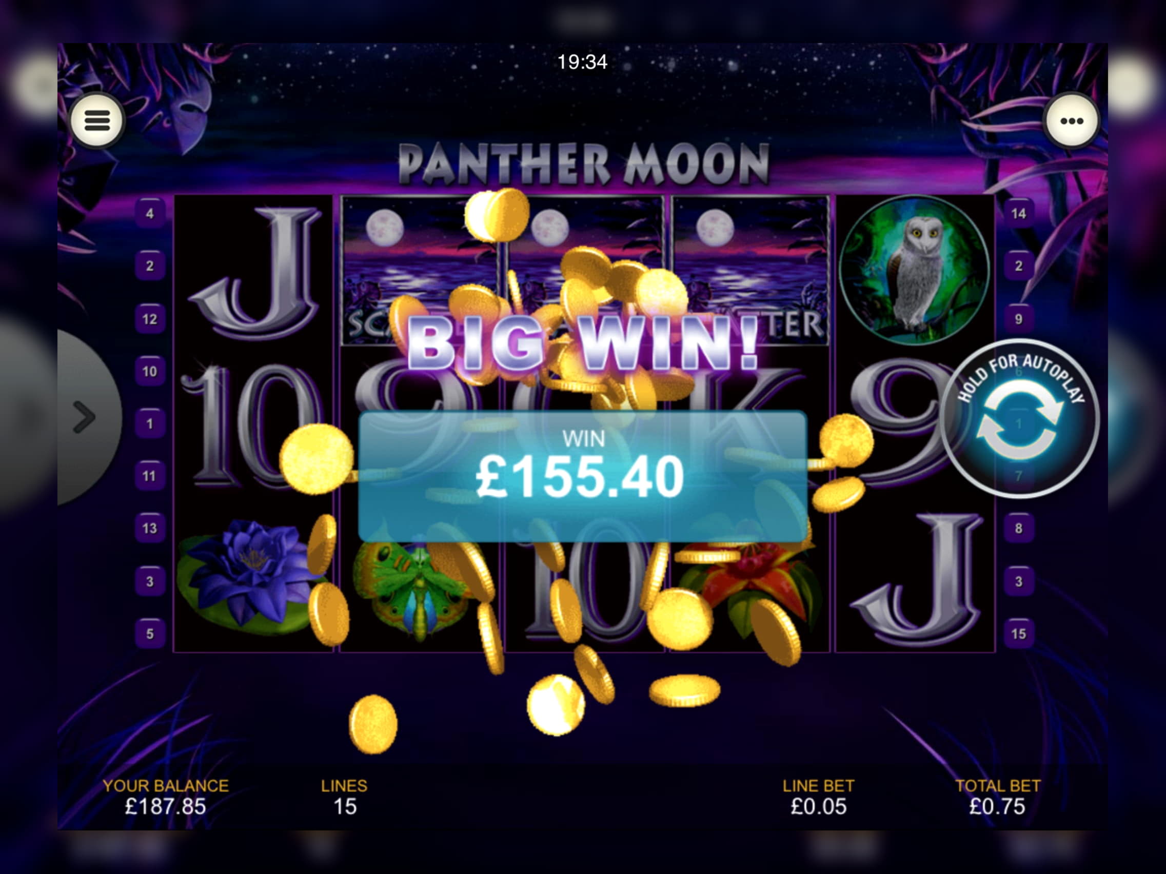 EURO 775 Tournament at Betway Casino