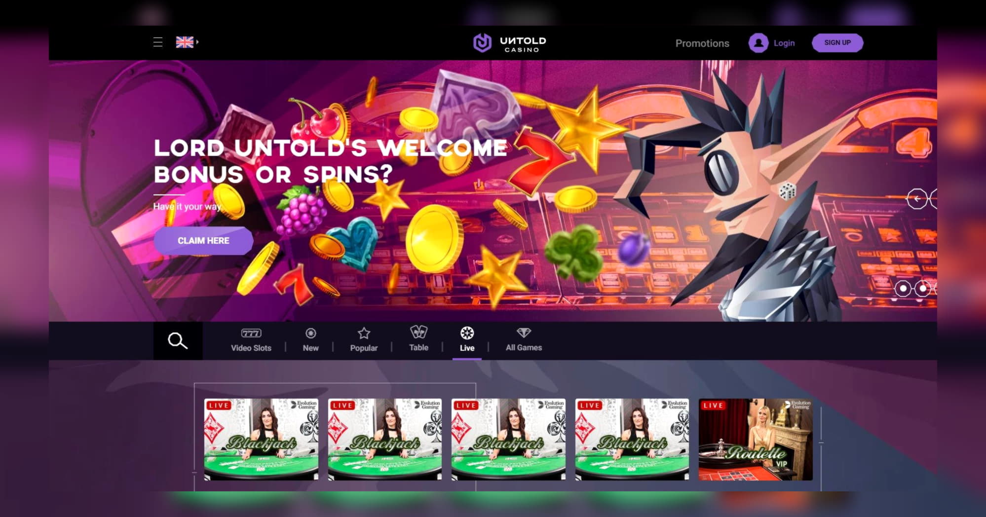 375% Welcome Bonus at Sloty Casino