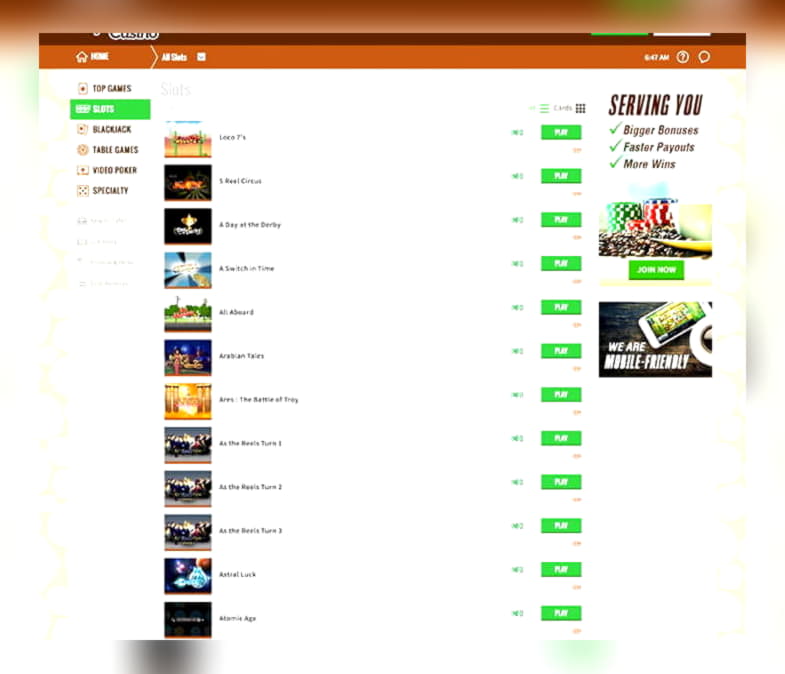 $444 Free Casino Ticket at King Billy Casino