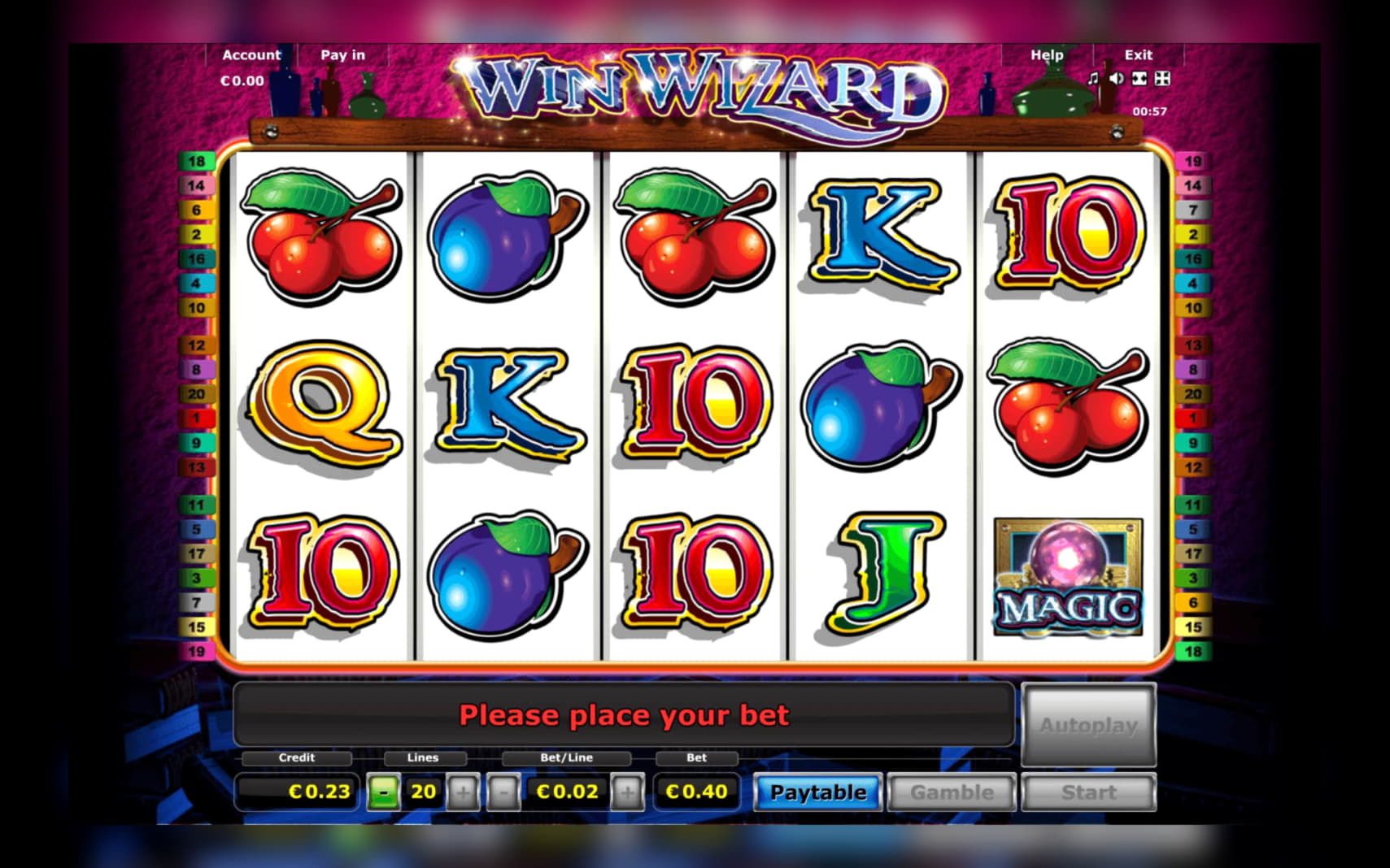 EURO 640 Casino Tournament at Rizk Casino