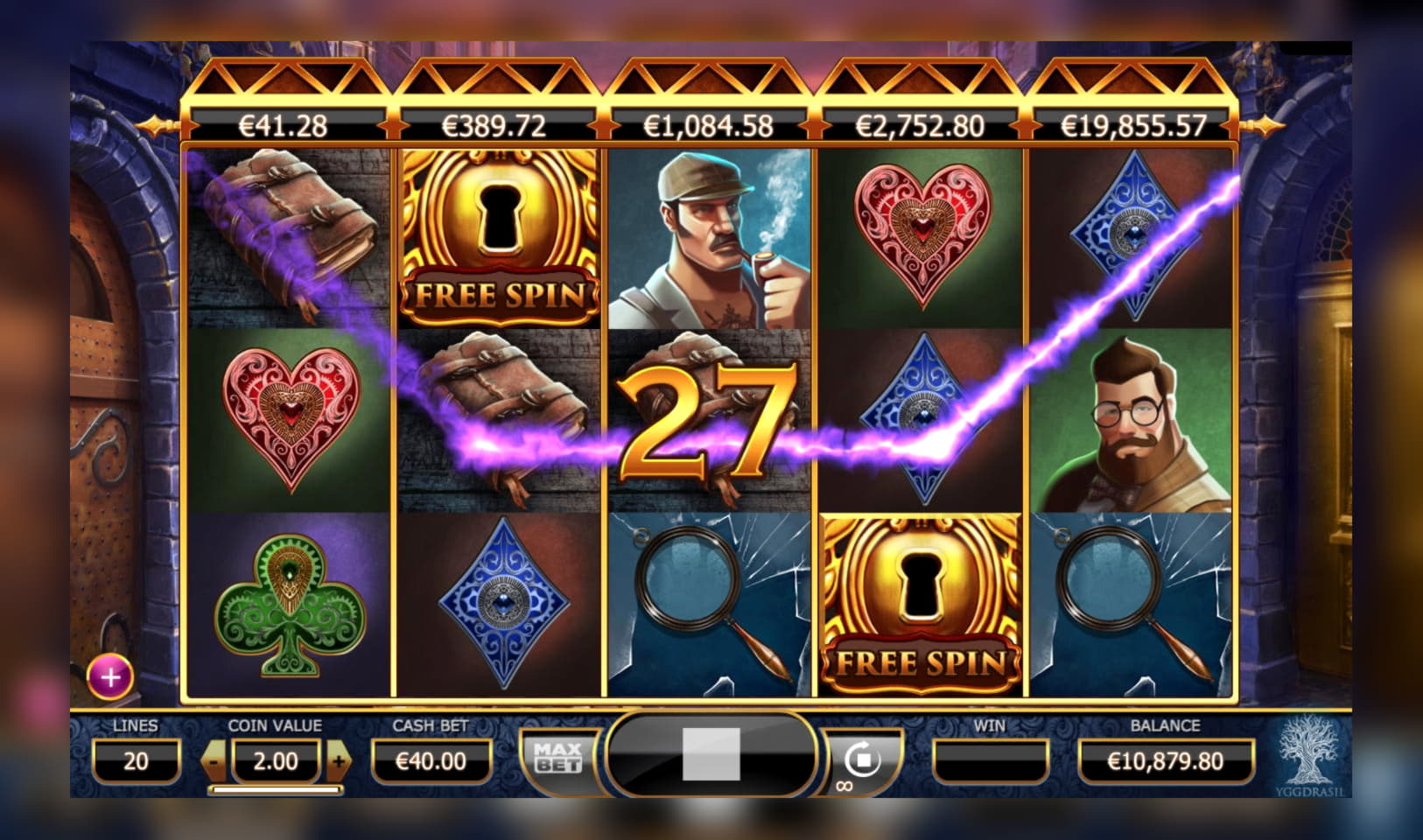 110 Free Spins no deposit at Party Casino
