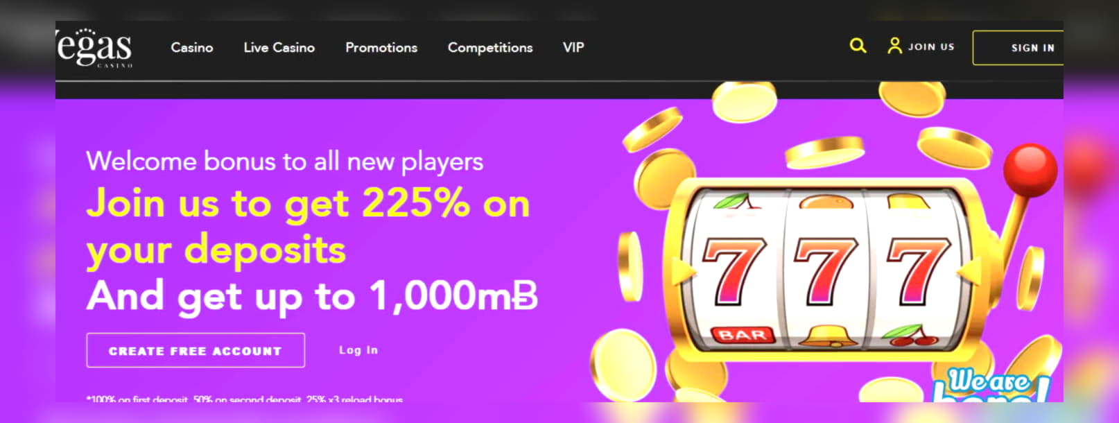 950% Deposit match bonus at Holland Online Casino