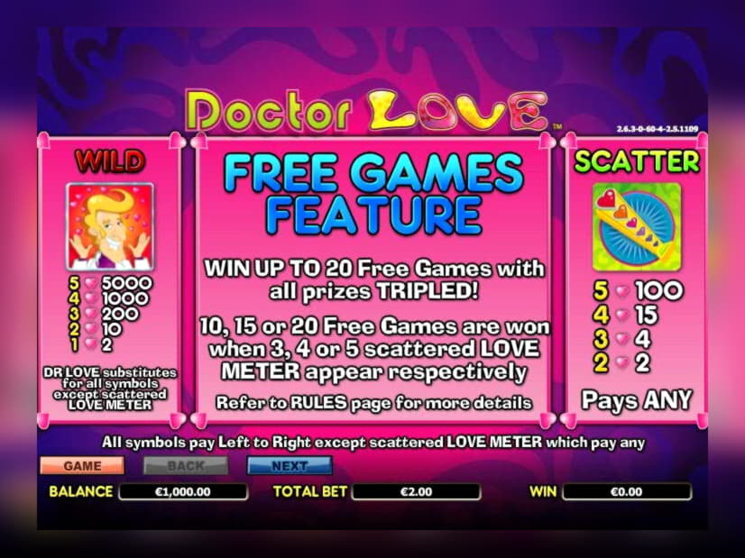 105 free spins at Casino Luck