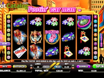 575% casino match bonus at Sloty Casino