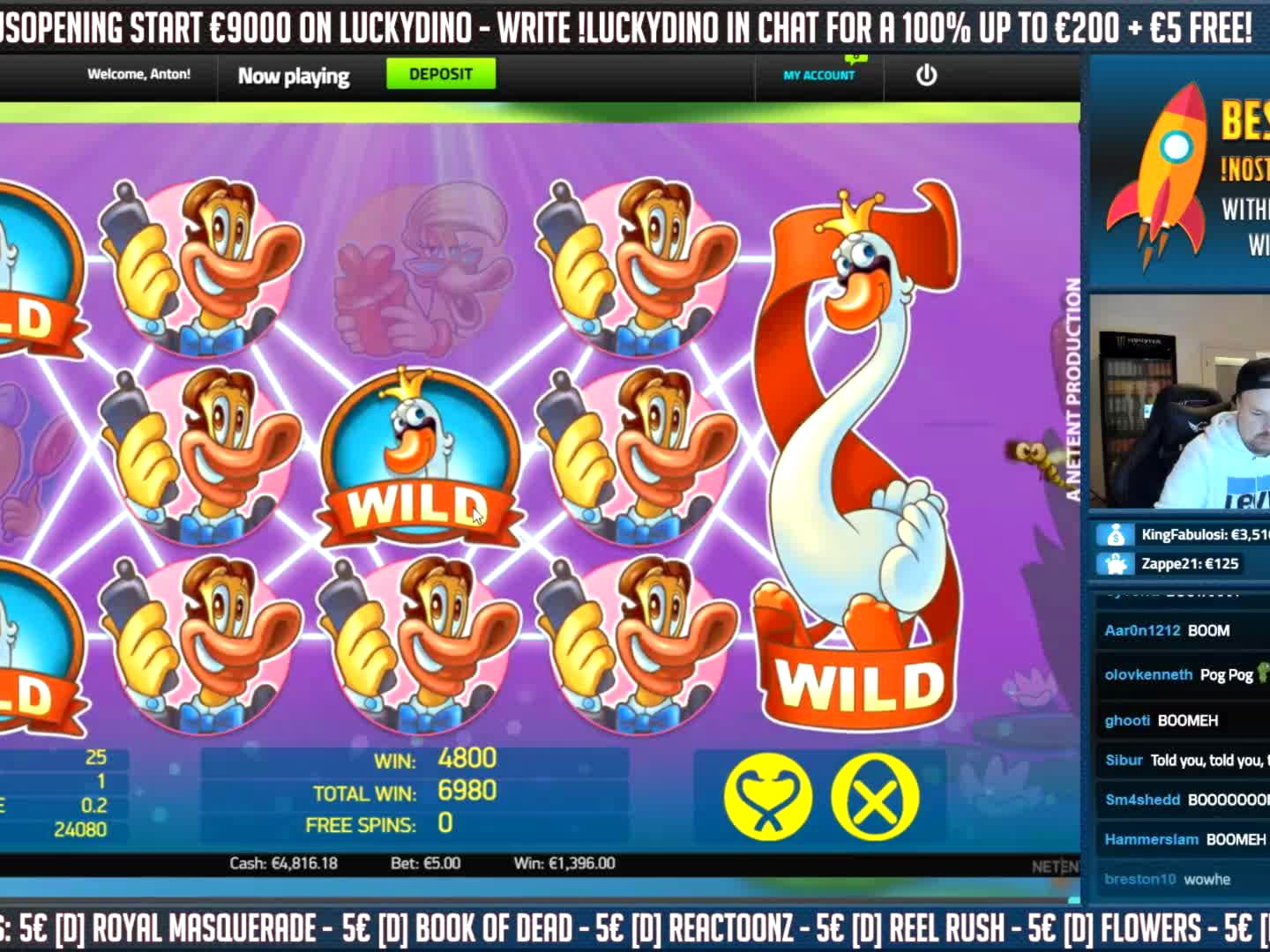 155% Match Bonus at Sloty Casino