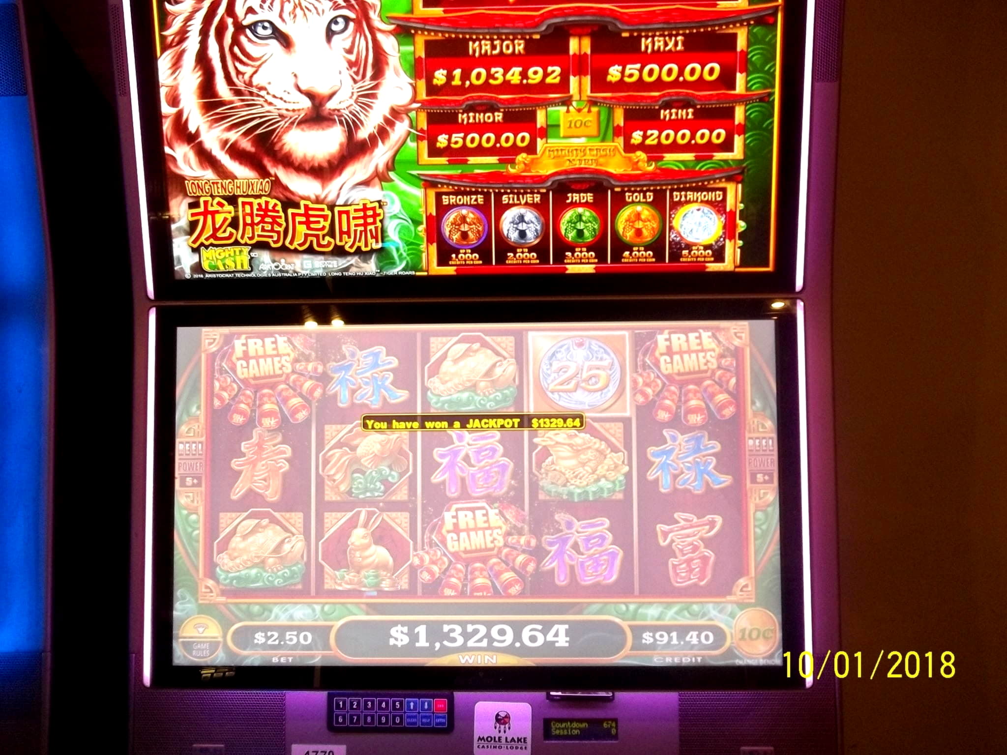 £55 Casino chip at Casino Luck