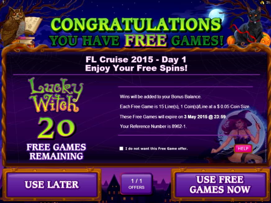 EUR 3385 No deposit bonus at Omni Slots Casino