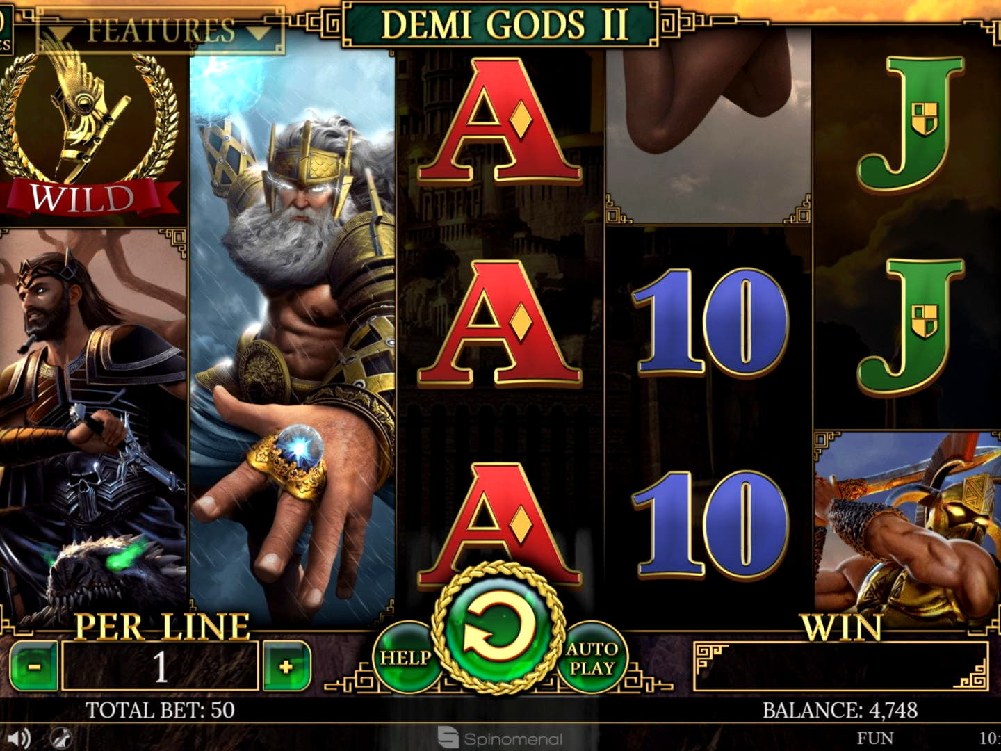 70 Free spins at King Billy Casino