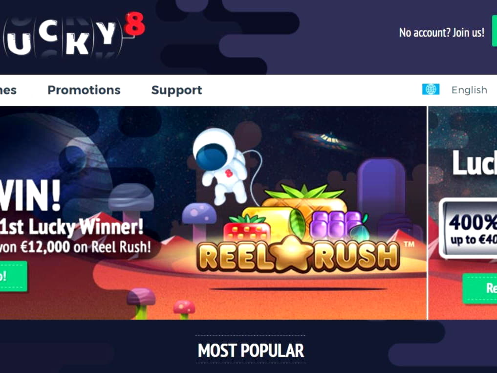 635% Casino match bonus at Casino Luck
