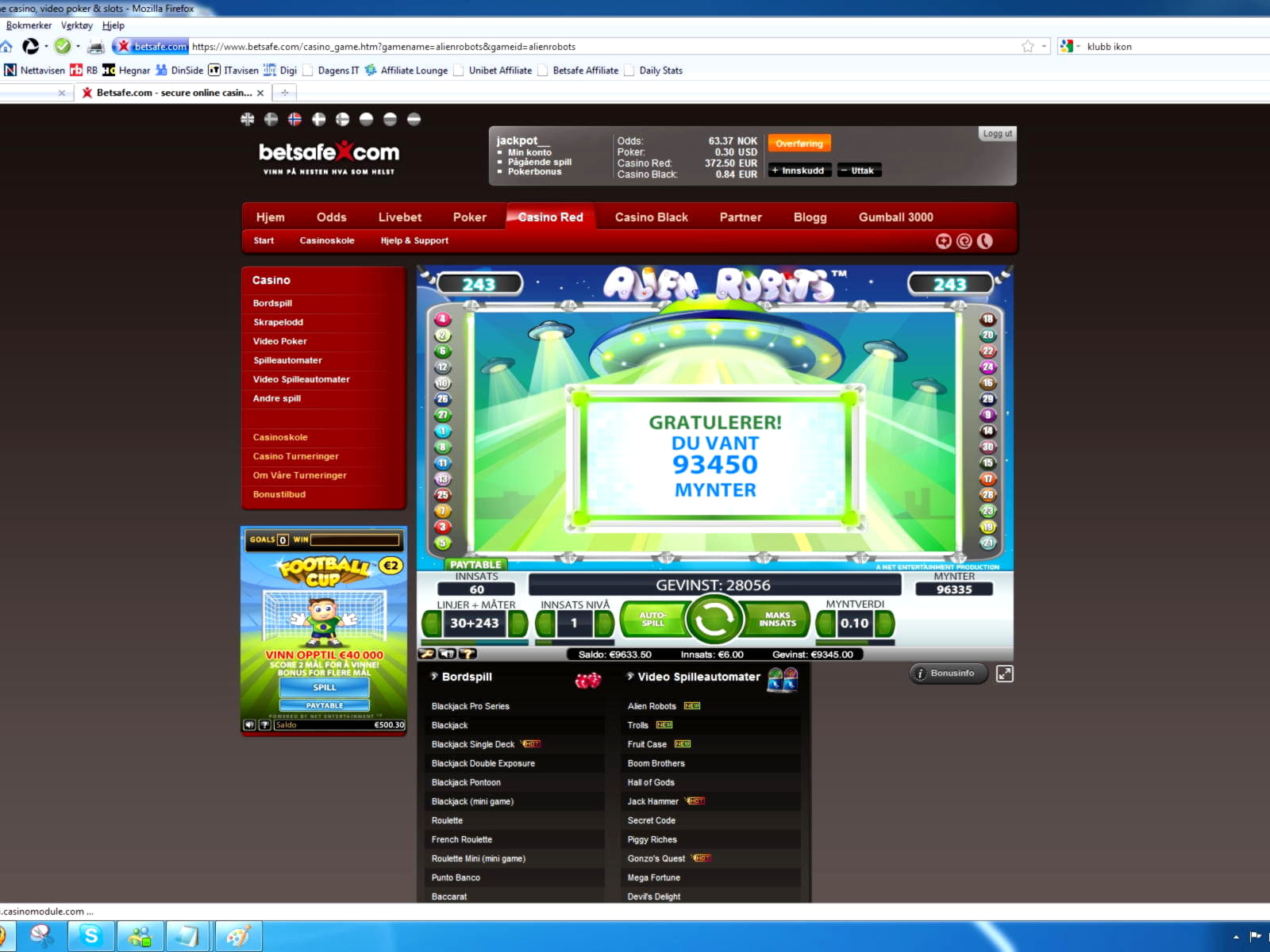Eur 560 FREE CHIP CASINO at Kaboo Casino