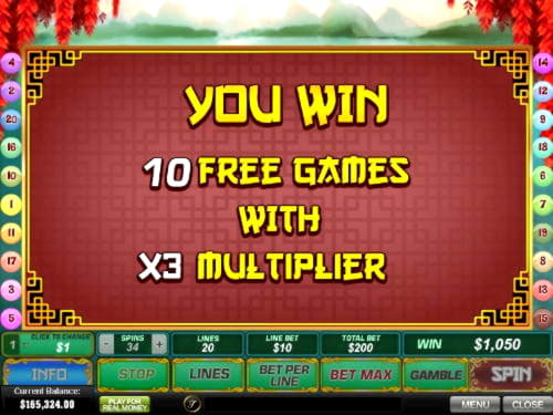 185 Loyal Free Spins! at Casino Luck