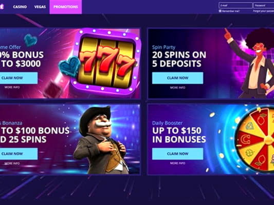 945% Match bonus at Omni Slots Casino