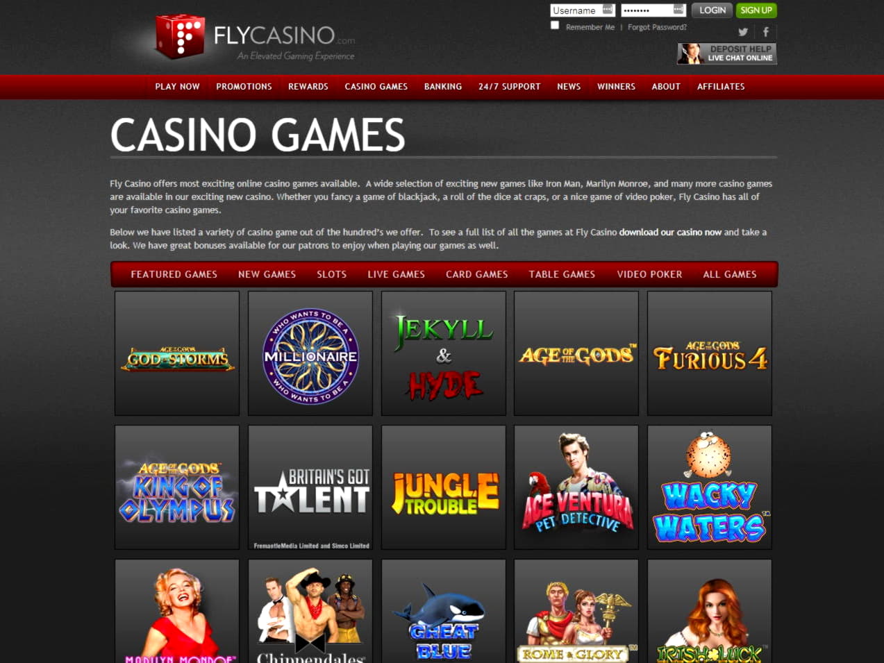 Eur 1990 no deposit bonus at King Billy Casino