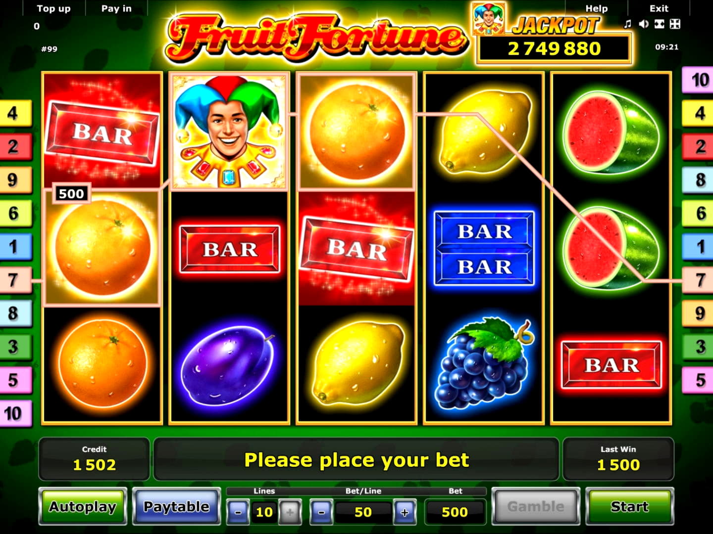 EUR 120 Daily freeroll slot tournament at Dunder Casino