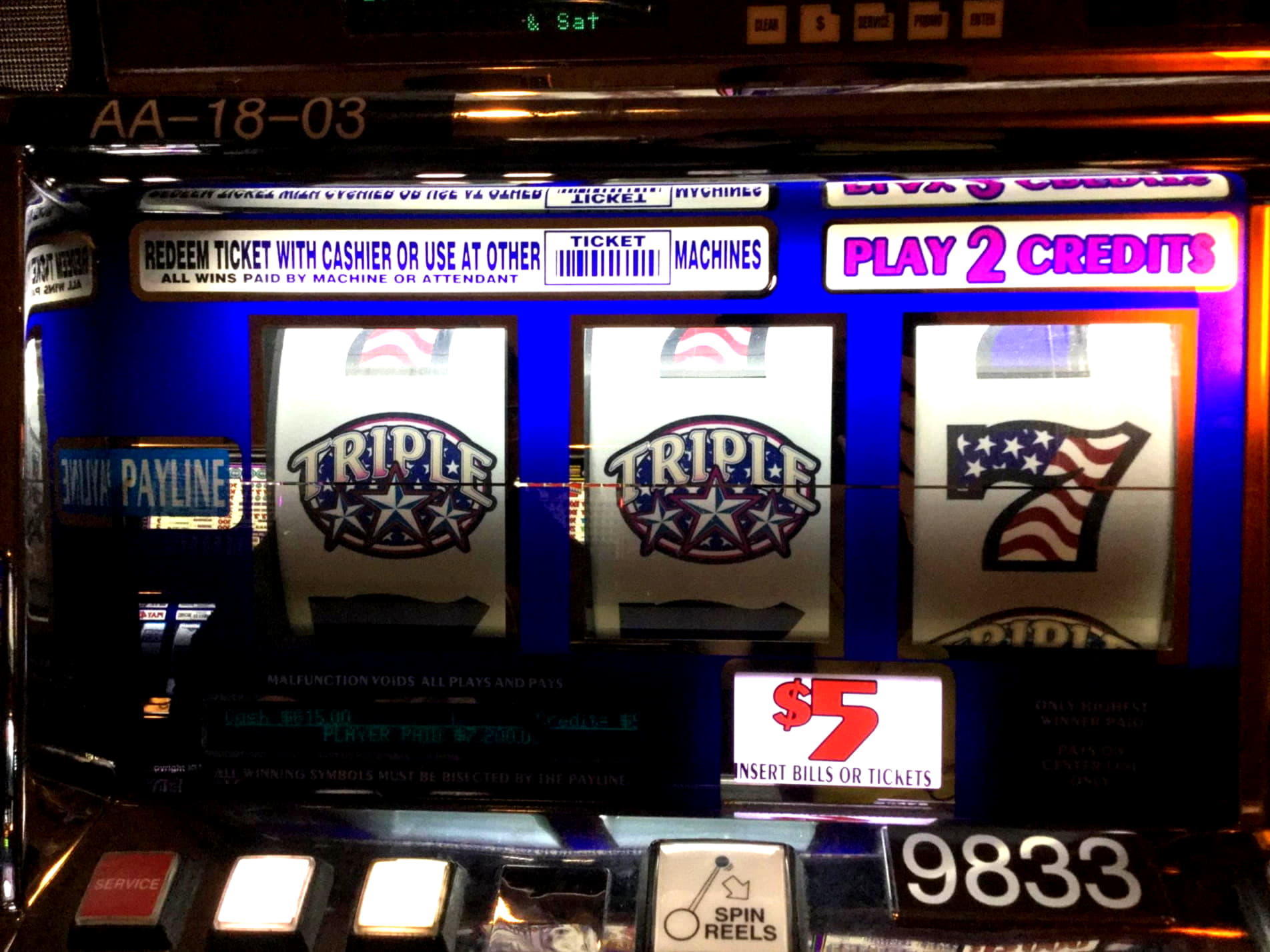 $440 Casino chip at Guts Casino