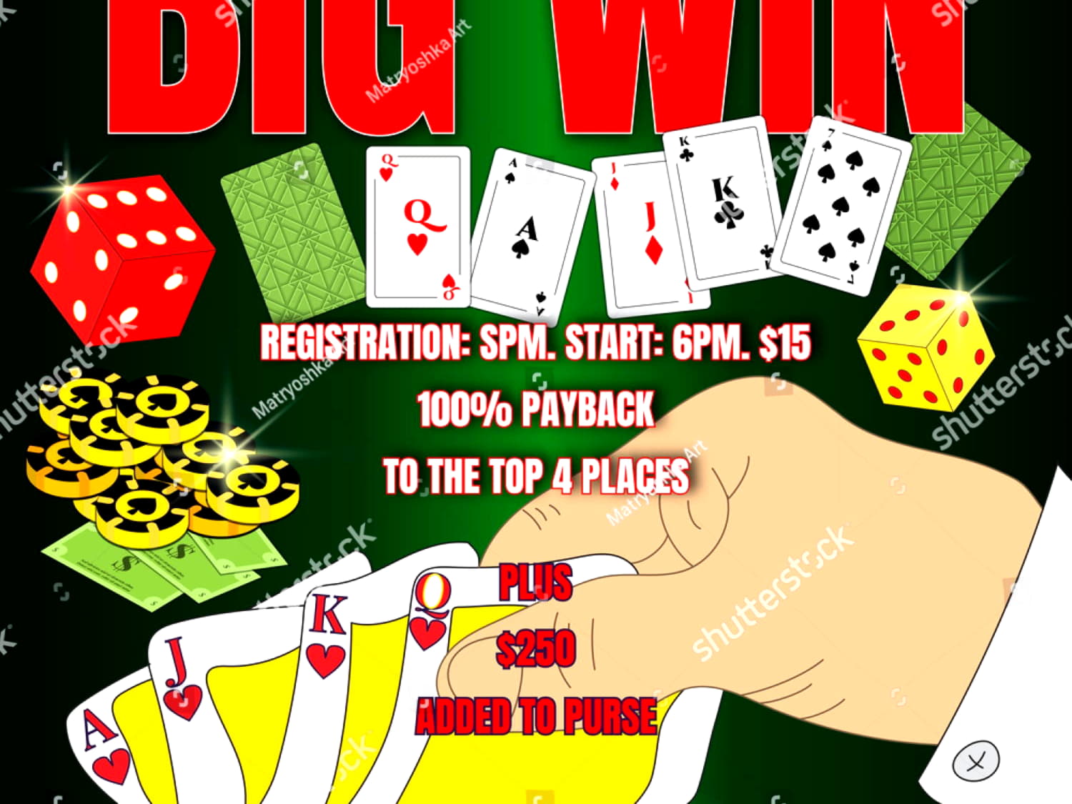 565% Deposit match bonus at Casino com