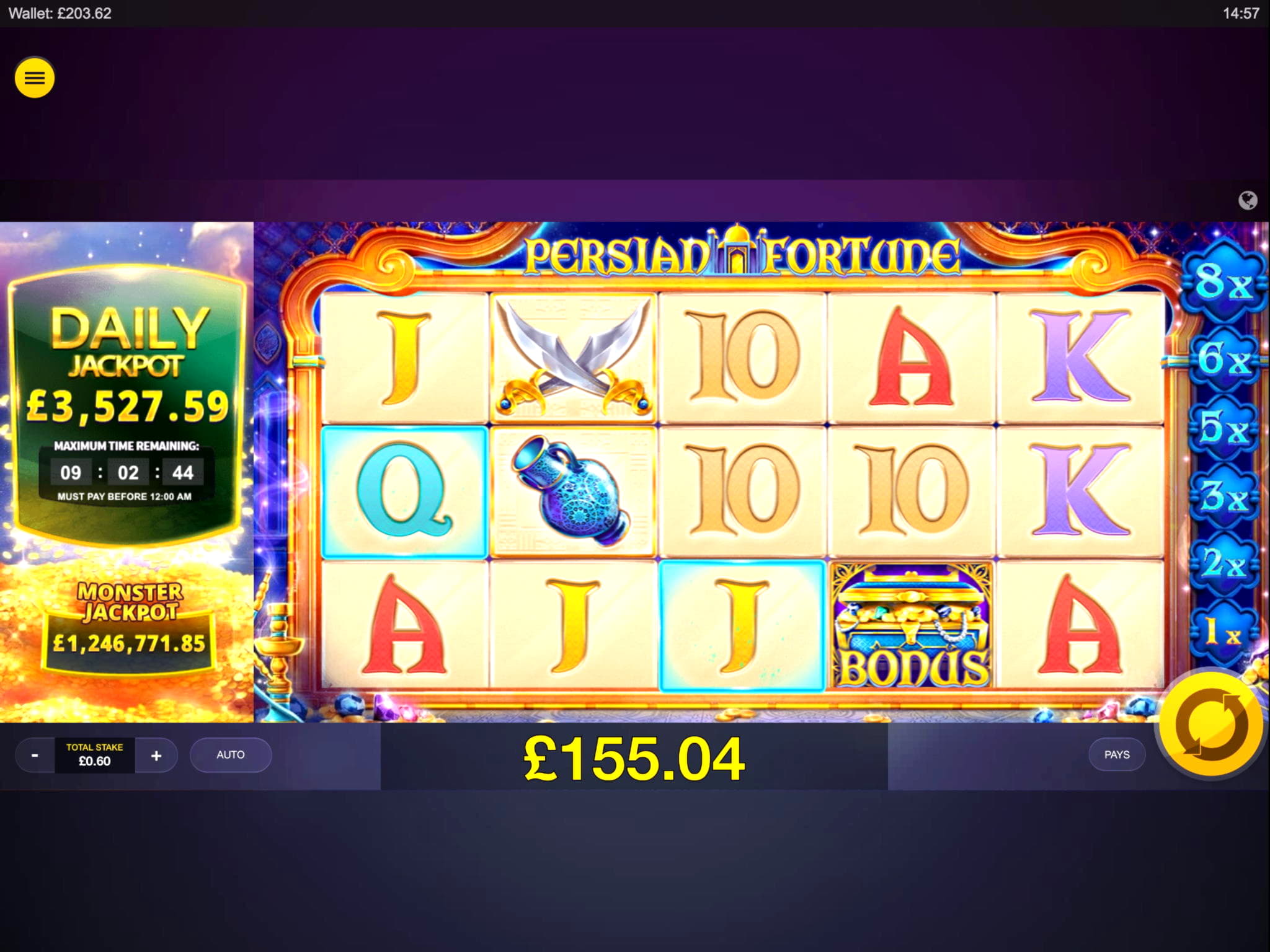 EURO 630 Free chip casino at Omni Slots Casino