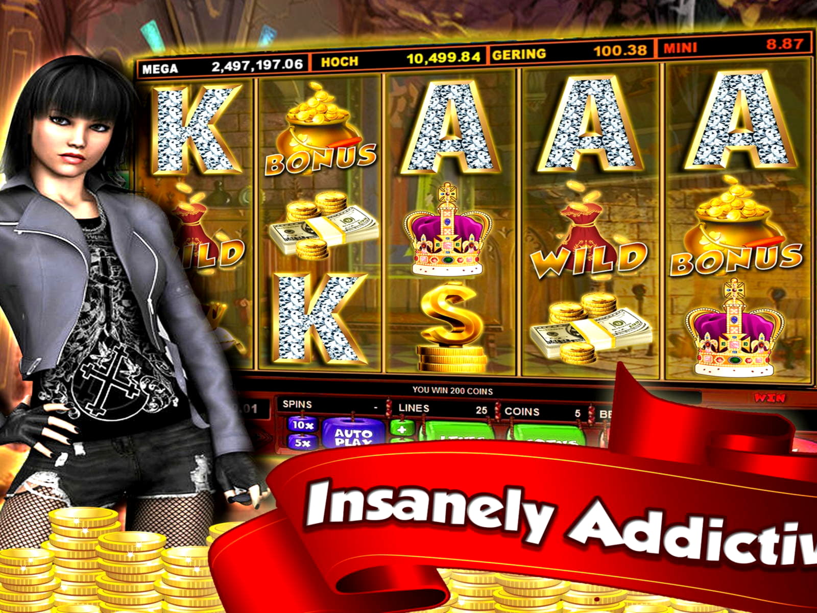 565% Signup casino bonus at Slots Angel Casino