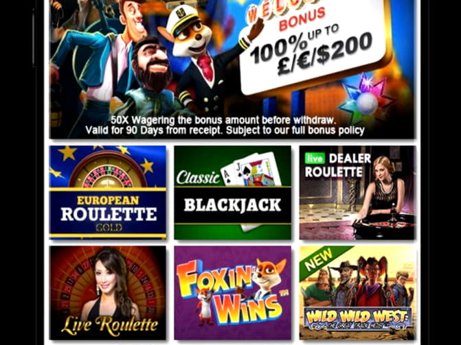 $1060 no deposit bonus casino at Betway Casino