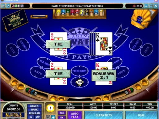 EUR 115 free chip casino at Party Casino