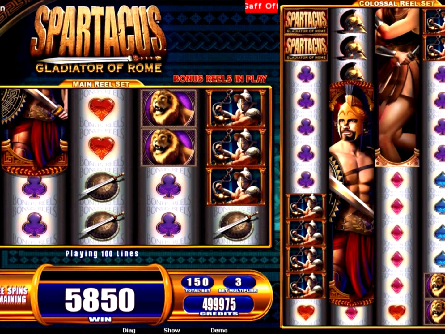 955% Signup casino bonus at Spartan Slots Casino