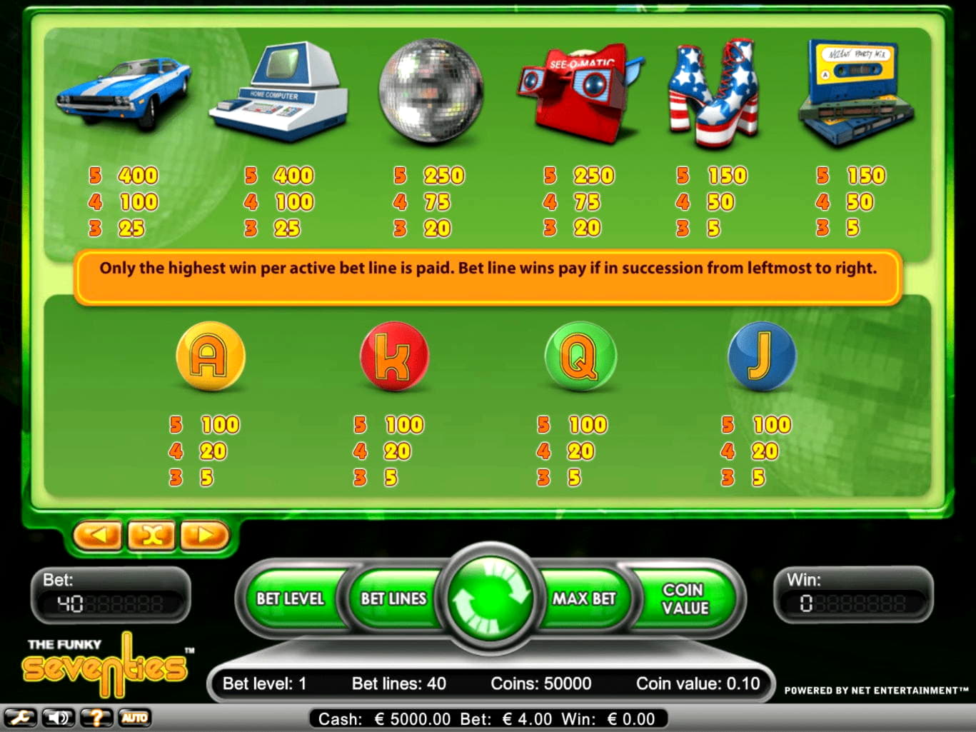 235 Free spins at bWin Casino