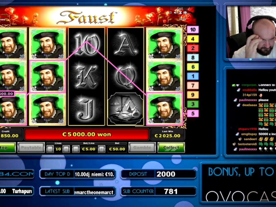 190 Free spins at Sloty Casino