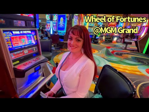 Wheel of Fortune Slot Machines! @ MGM Grand Finnish Casino, Las Vegas ✨ Part ONE
