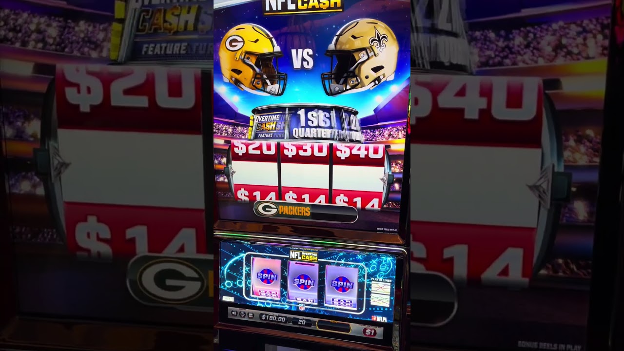 FIRST SPIN Jackpot on the New NFL Overtime Cash! #slots #Finnish Casino Online #lasvegas
