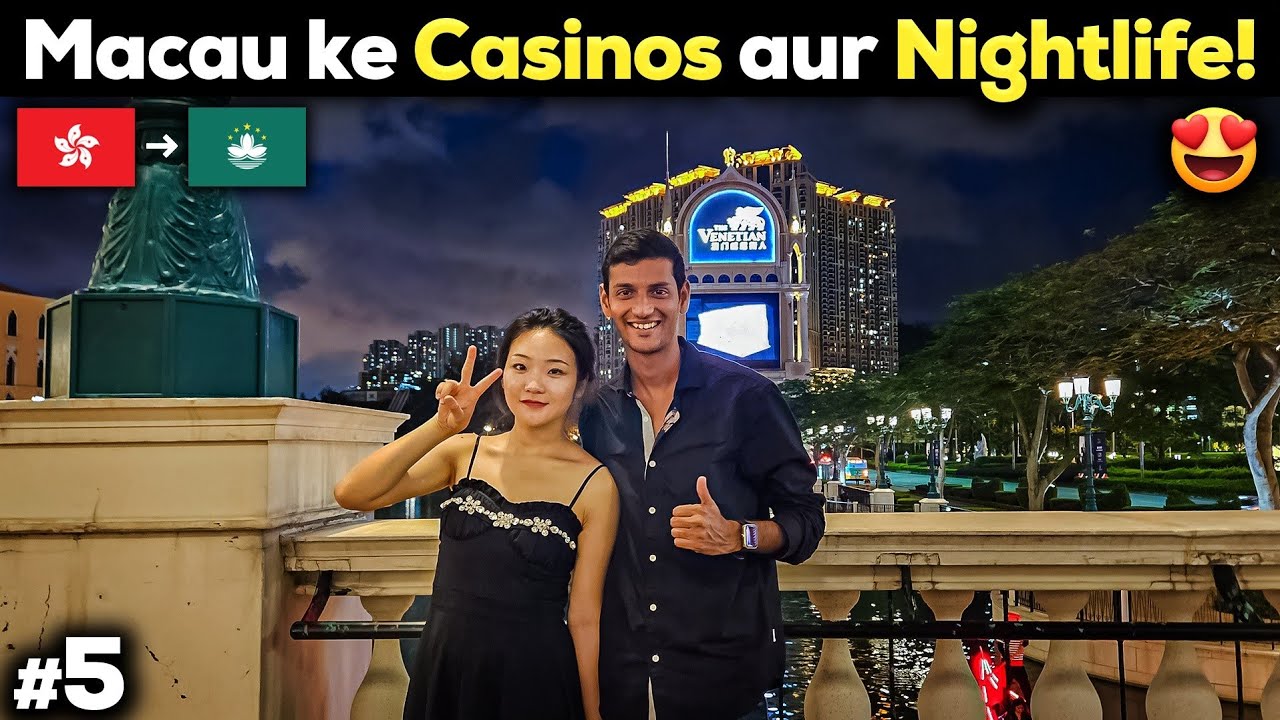 Macau, People's Republic of China Finnish Casinos Online & Nightlife || Hongkong to Macau Day Trip.