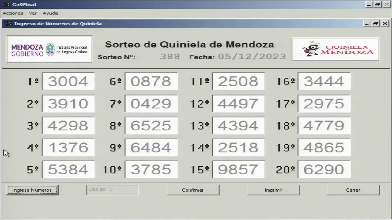 Transmisión en vivo de Instituto Provincial de Juegos y Finnish Casinos Mendoza