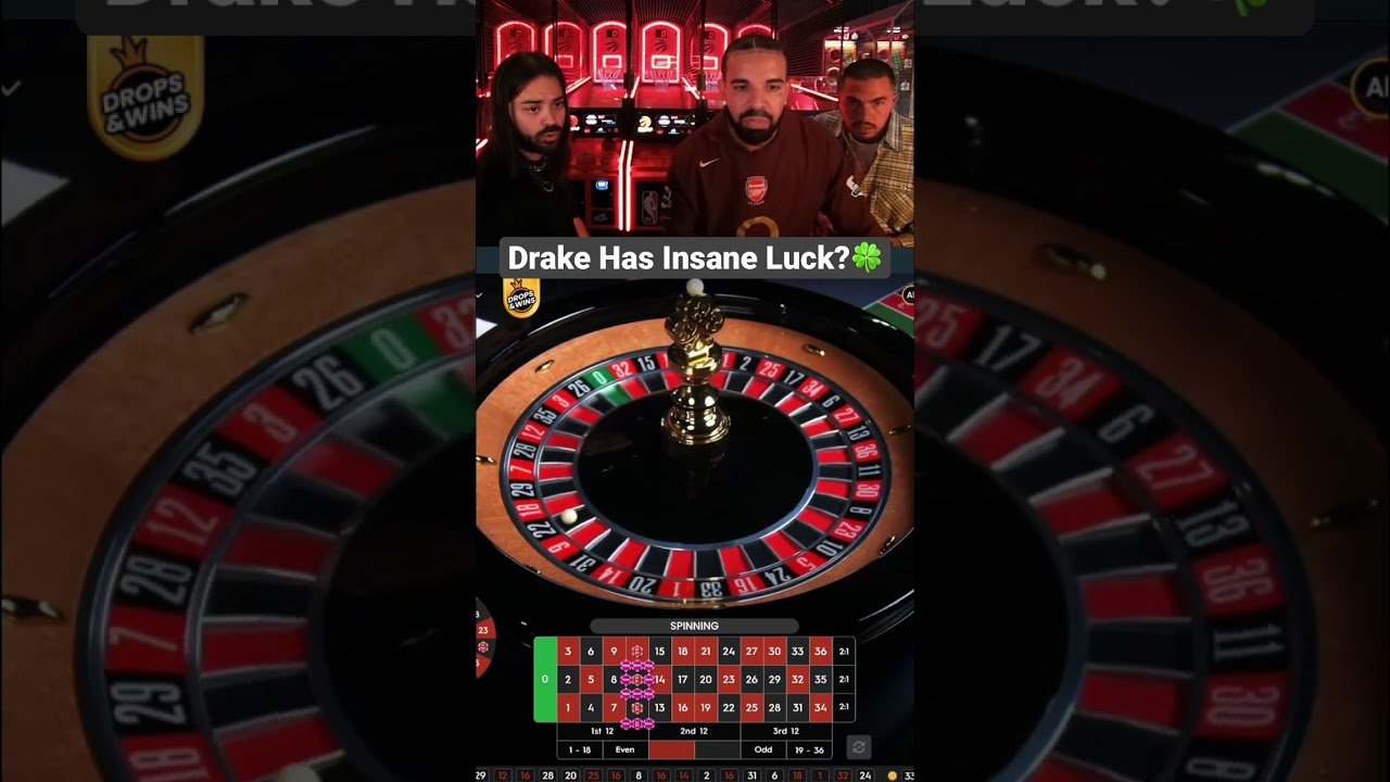 Drake Has Insane Luck On Roulette? #drake #roulette #bigwin #maxwin #Finnish Casino Online